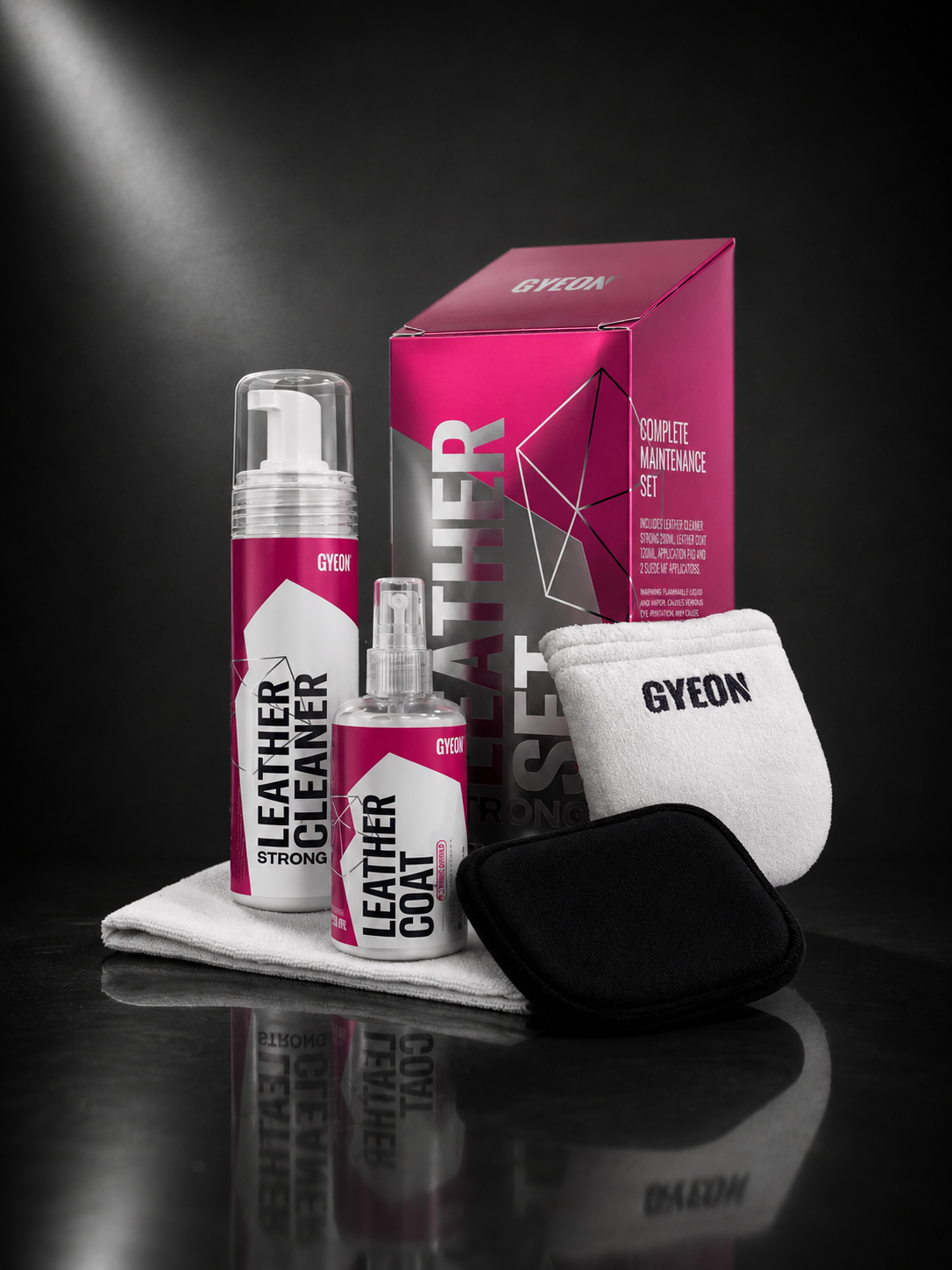 Gyeon Leather Set - Kit Limpieza y Protección Cuero